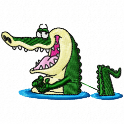 Reptiles Embroidery Design 9 Reptiles Embroidery Design 9